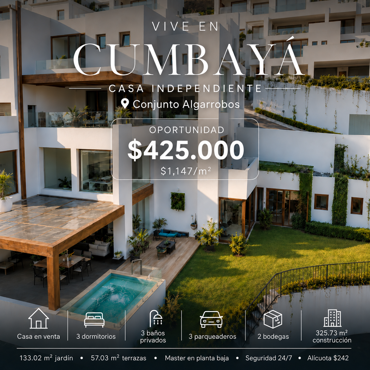 Casa de lujo en Cumbayá